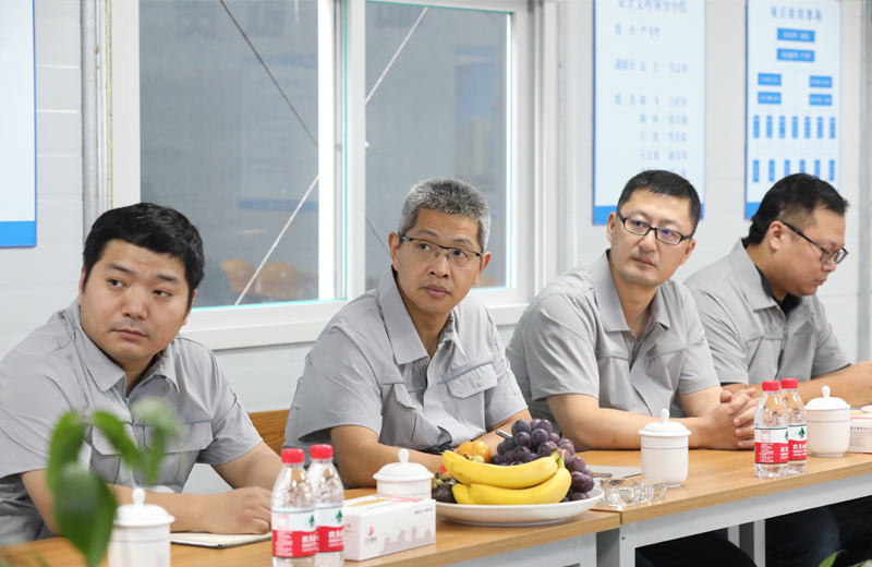 2019年8月12-13日，中天建设集团总裁吴海涛带领集团财务风控部副总经理陈剑、市场企管部总经理助理李红燕等一行来到沈阳检查走访中天东北公司，并对直营项目管理进行巡查。