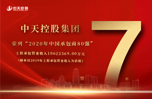 明升国际集团荣列“2020年中国承包商80强”第七位！