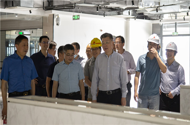 合肥市委常委、副市长路军赴安徽公司合肥市第六中学新校区项目调研