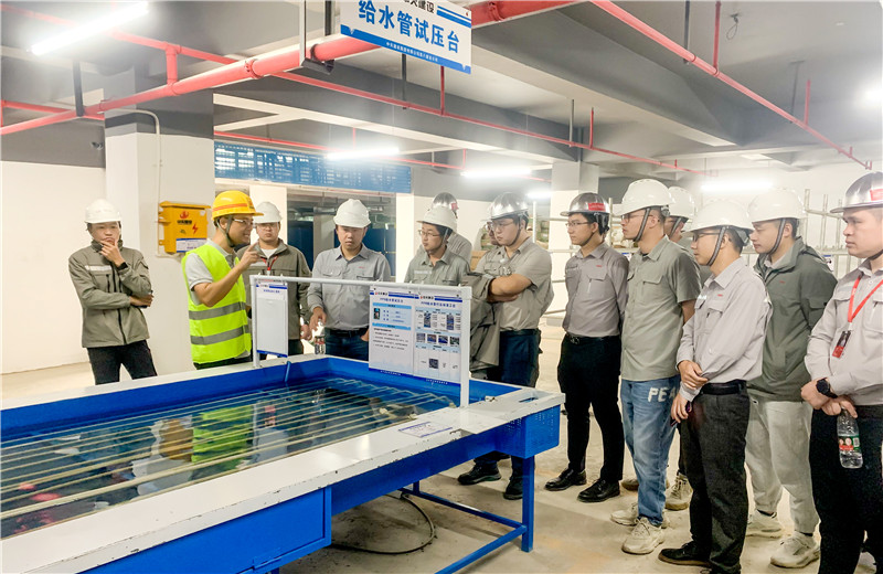 11月5日，2022年万科集团工程系统“谷雨行动”第二期现场交流会在中天八建南宁万科金域国际二期项目举行。