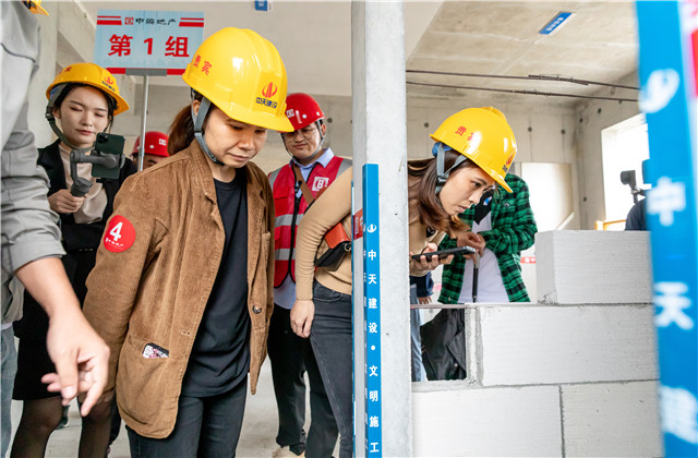中天八建南宁中：上景明项目举办工地开放日
