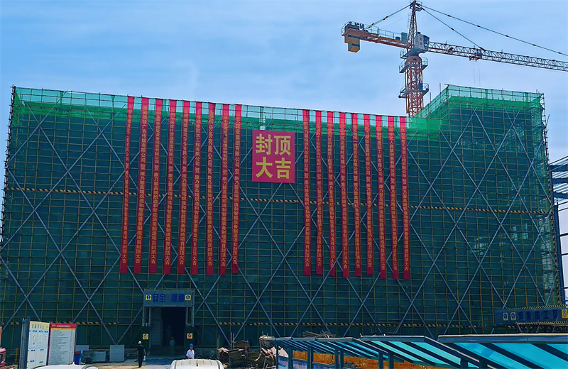 2025年5月20日，江苏公司承建的康乃馨高端织造和智能装备制造一期项目主体结构顺利封顶。